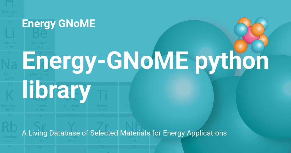 Overview - Energy-GNoME